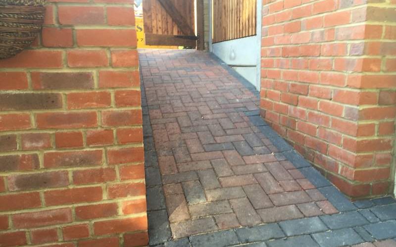 disabled access walls and patio 02 disabled access walls and patio 02