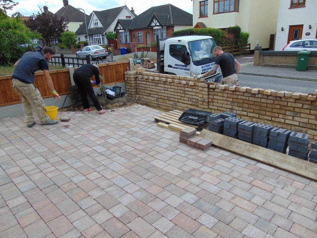 Driveway and Wall Project