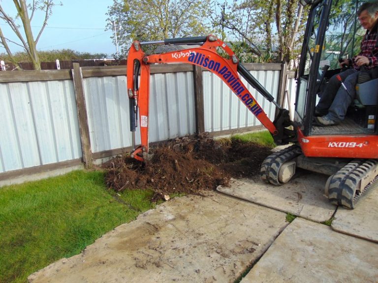 Essex Block Paving Company that specialises in Tree Stump Removal