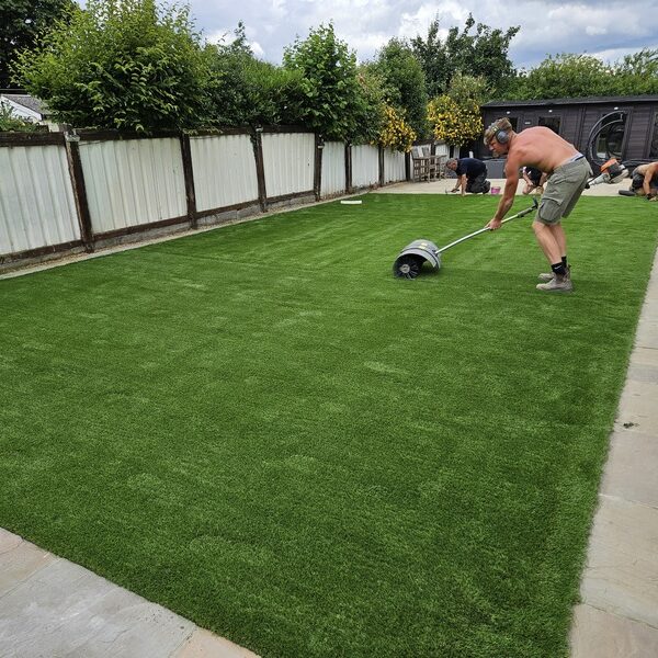 artificial grass repointing patio stanford le hope 90